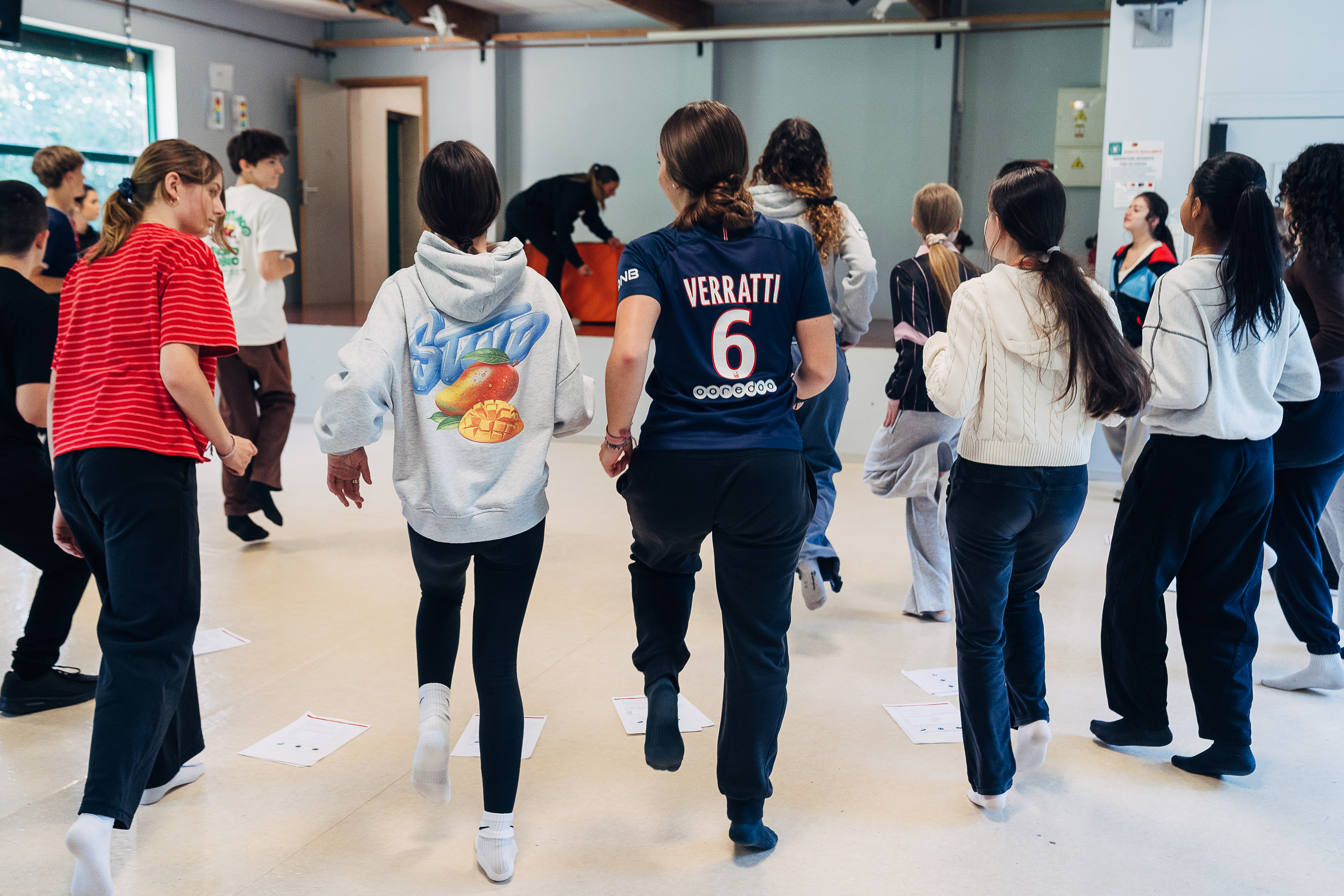 Activité collective au collège