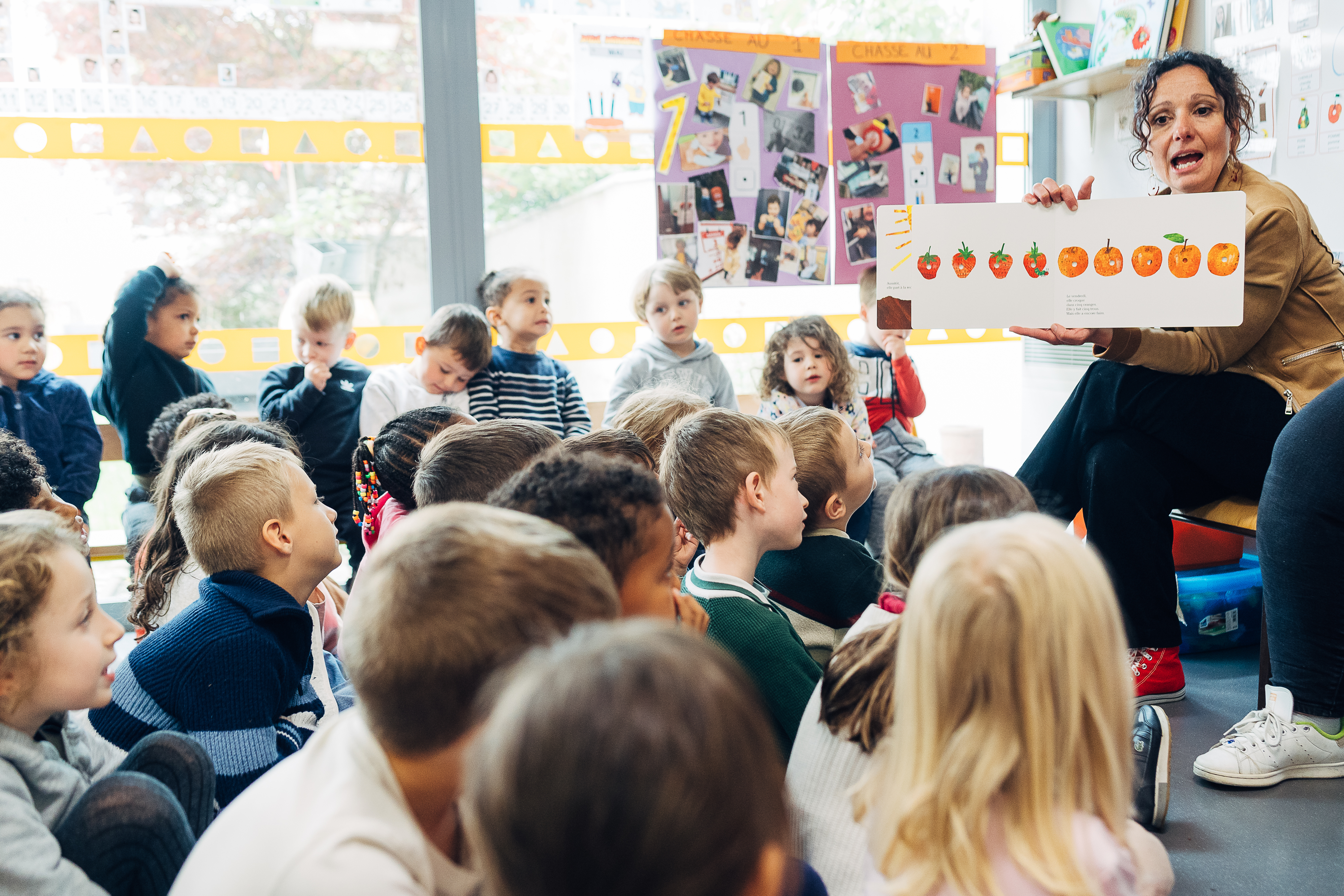 Temps de lecture en classe maternelle