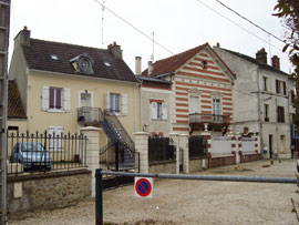 Maisons de la rue de Paris a Saint-Germain-sur-Morin en 1936